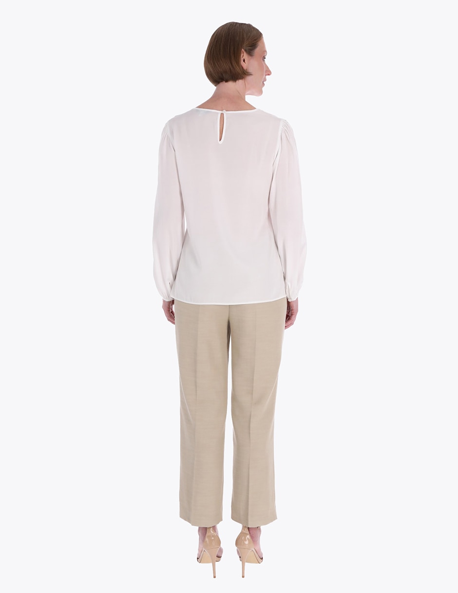Blusa Charme manga larga para mujer