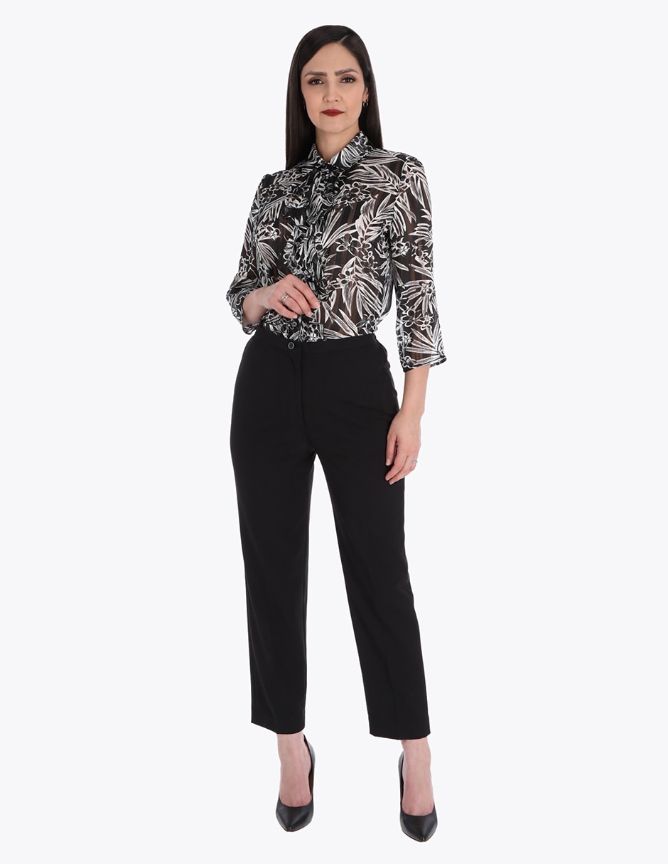 Pantalón de vestir slim para mujer 3