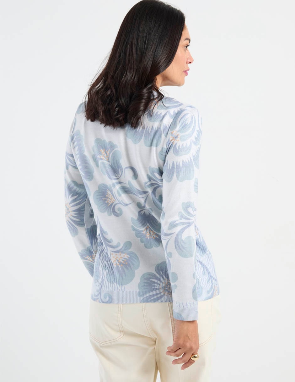 Suéter cuello redondo para mujer