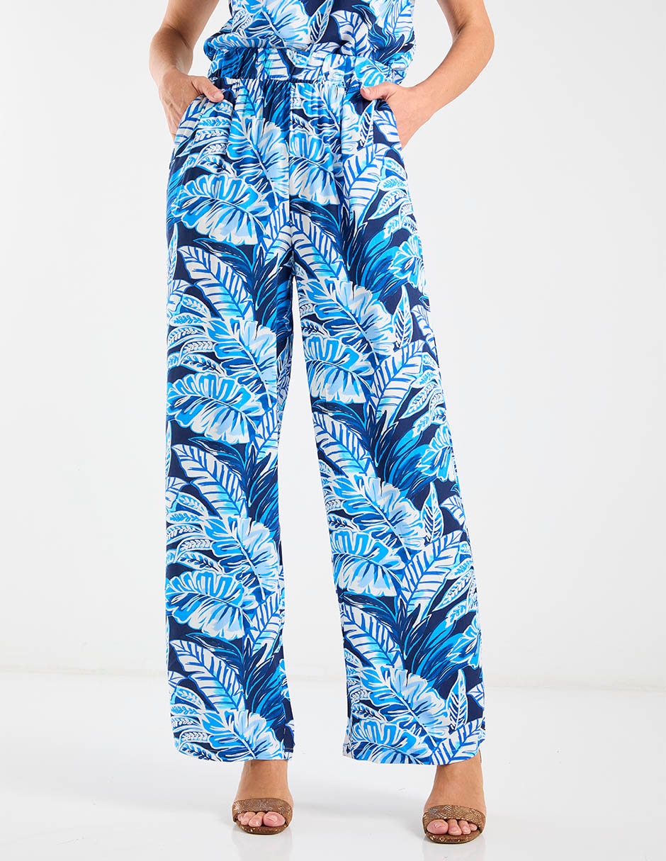 Pantalón relaxed amplio para mujer