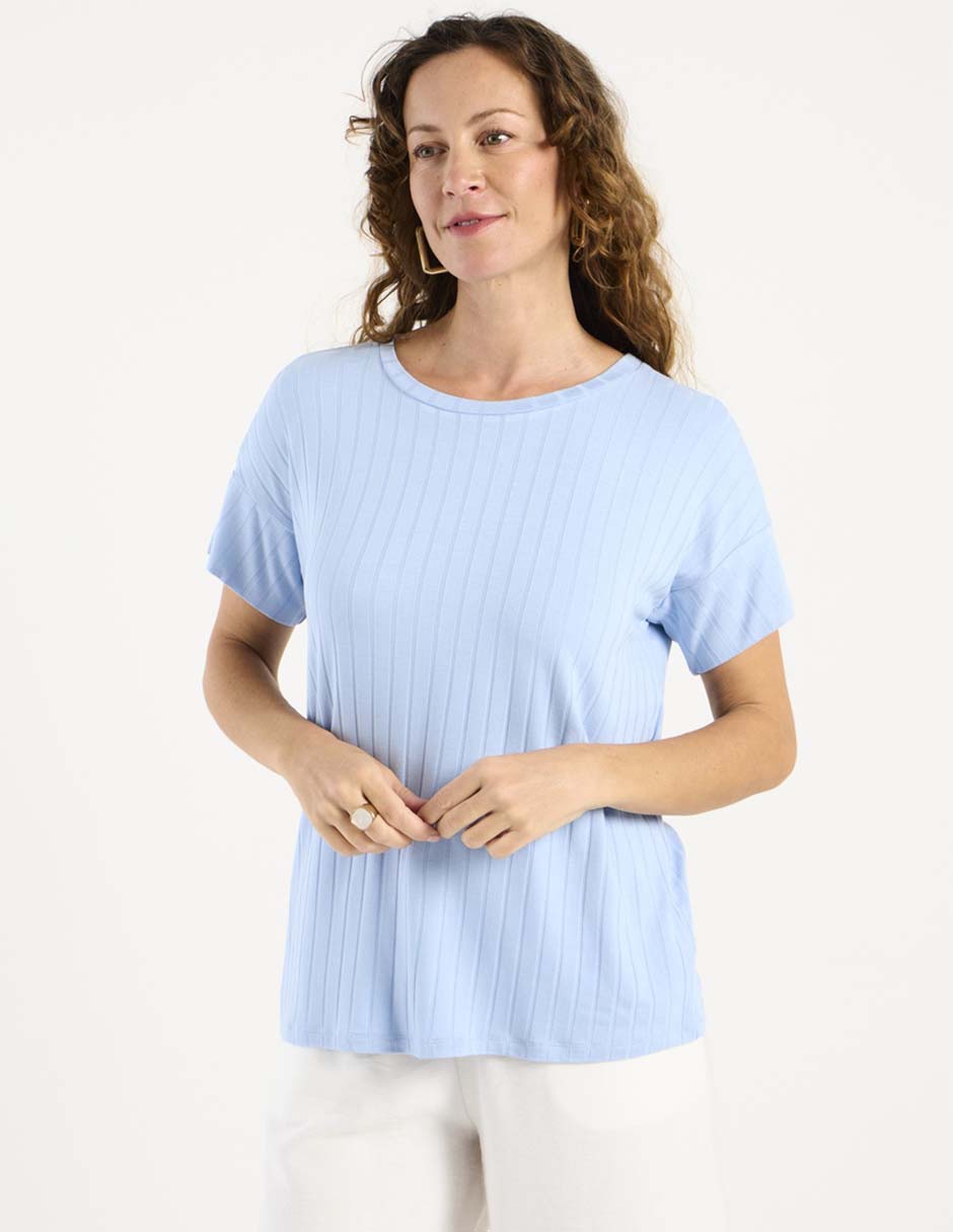 Blusa manga corta para mujer 7