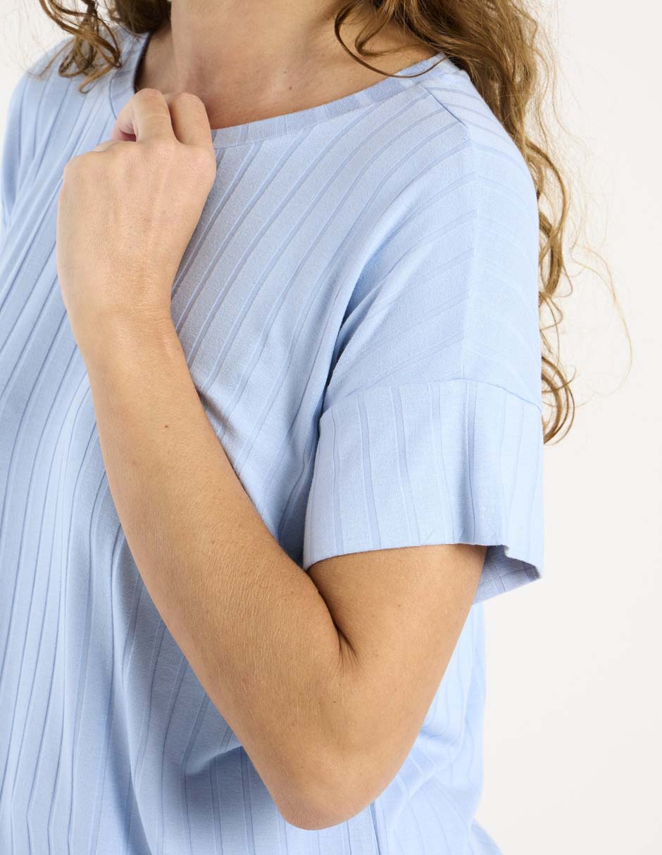 Blusa manga corta para mujer 10