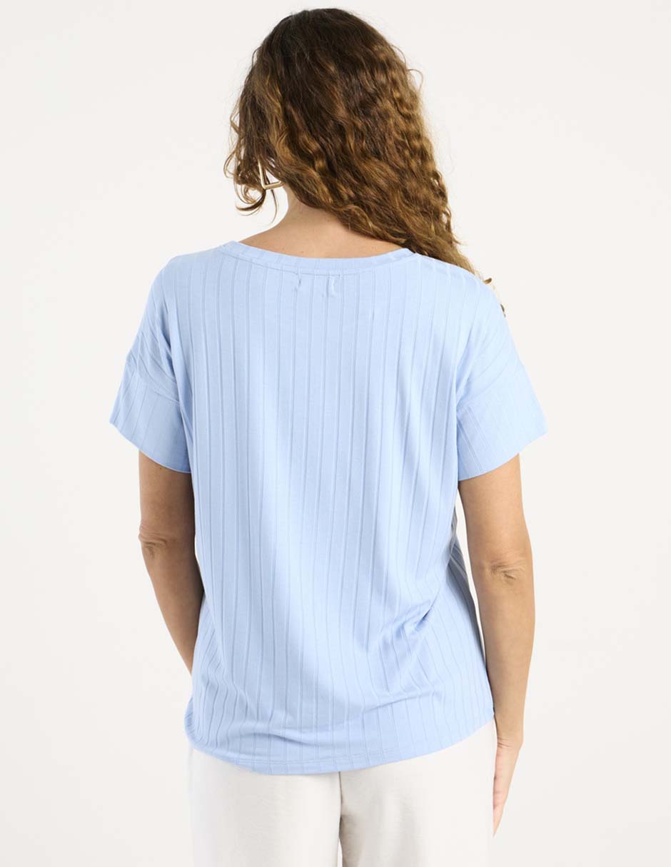 Blusa manga corta para mujer 11