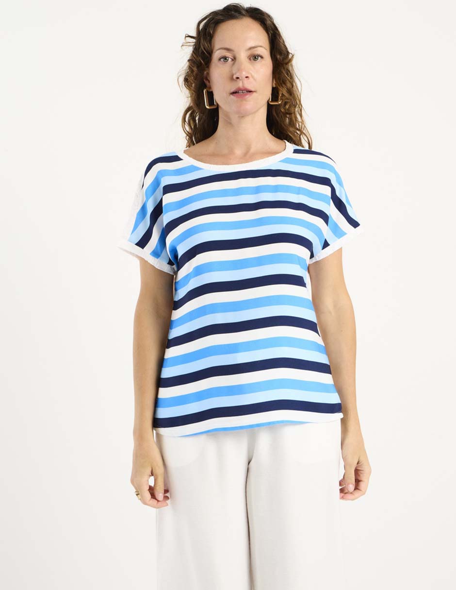 Blusa manga corta para mujer 7