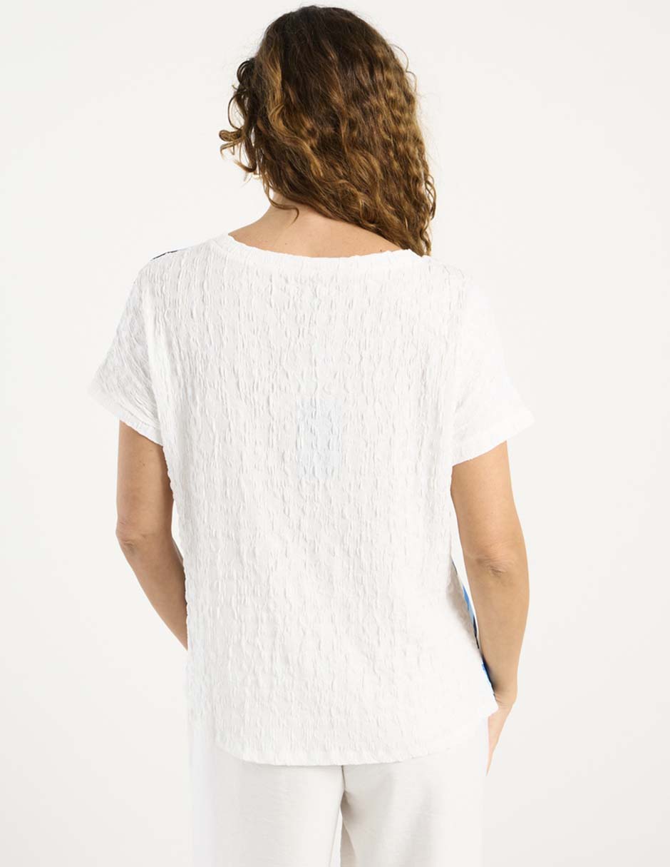 Blusa manga corta para mujer 11