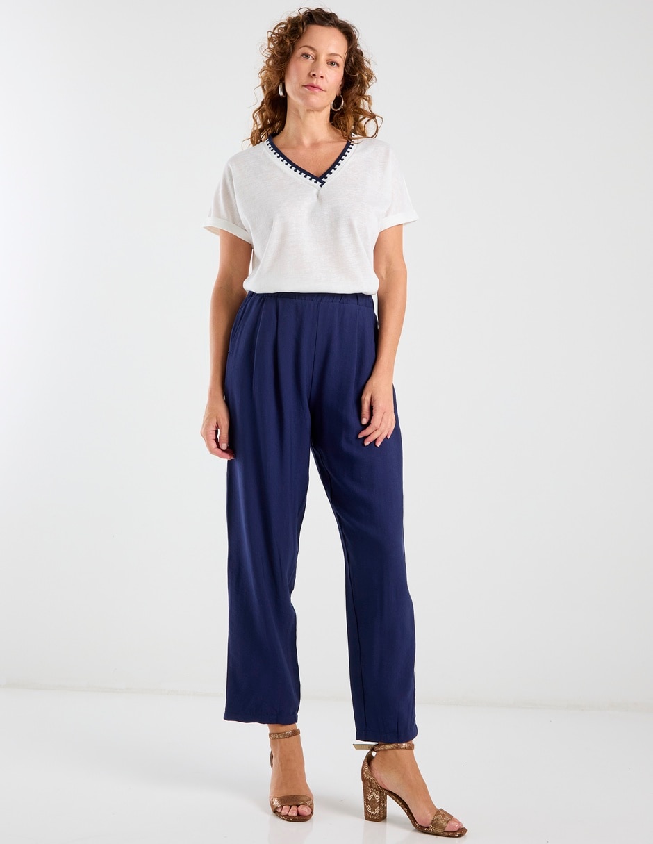 Blusa manga corta para mujer 9