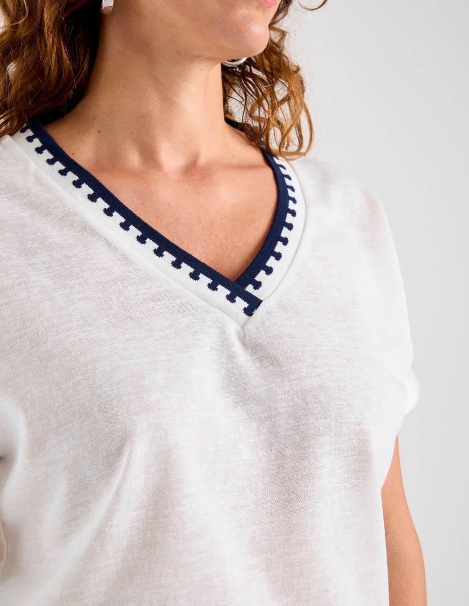 Blusa manga corta para mujer 10