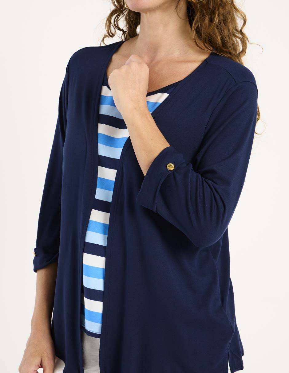 Blusa manga 3/4 para mujer 9