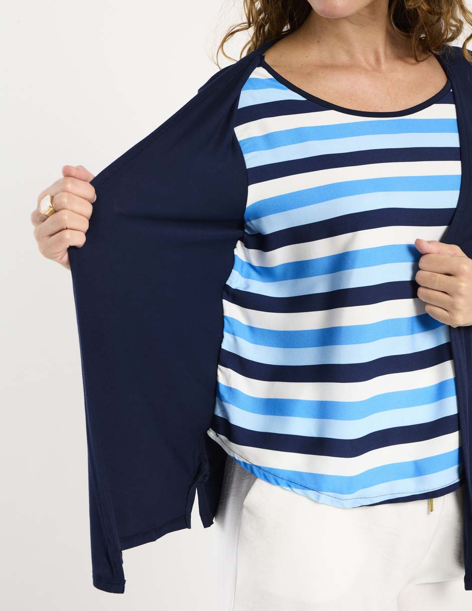 Blusa manga 3/4 para mujer 10