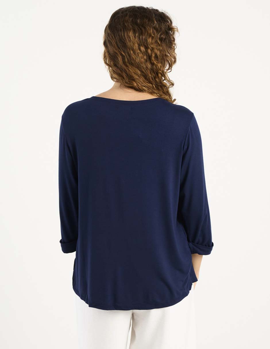 Blusa manga 3/4 para mujer 11