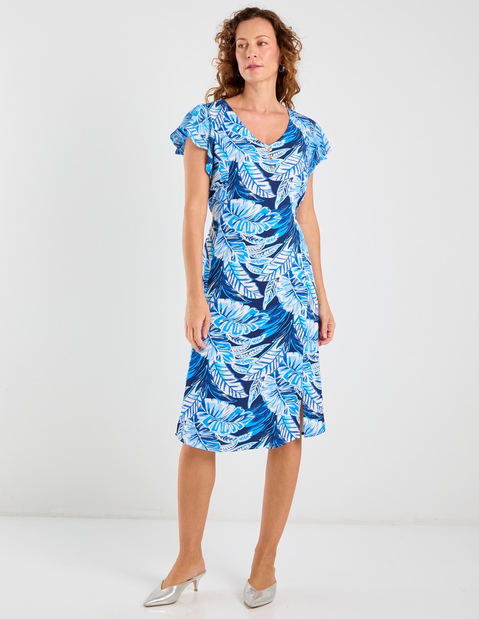 Vestido midi casual para mujer