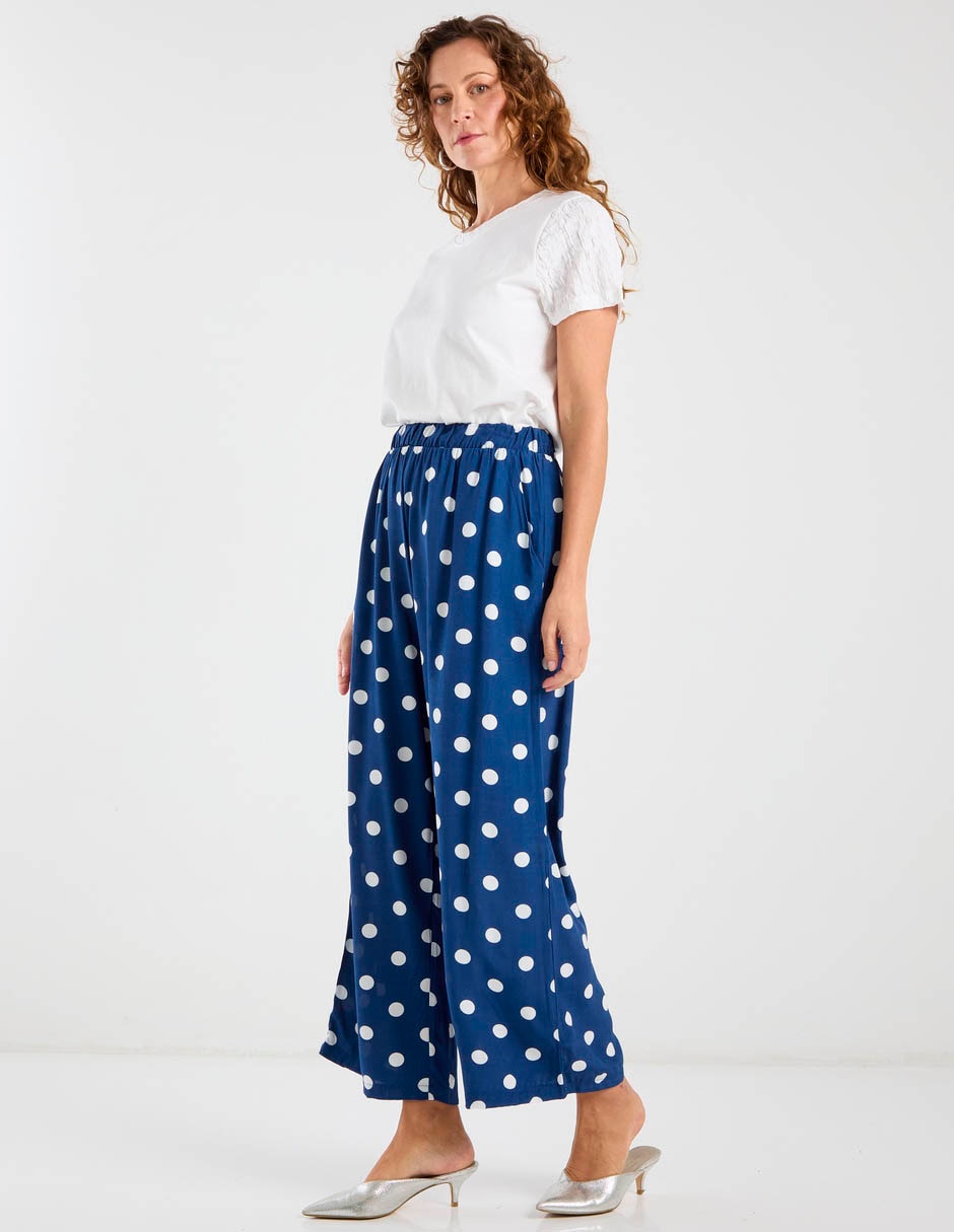 Pantalón relaxed amplio para mujer 8