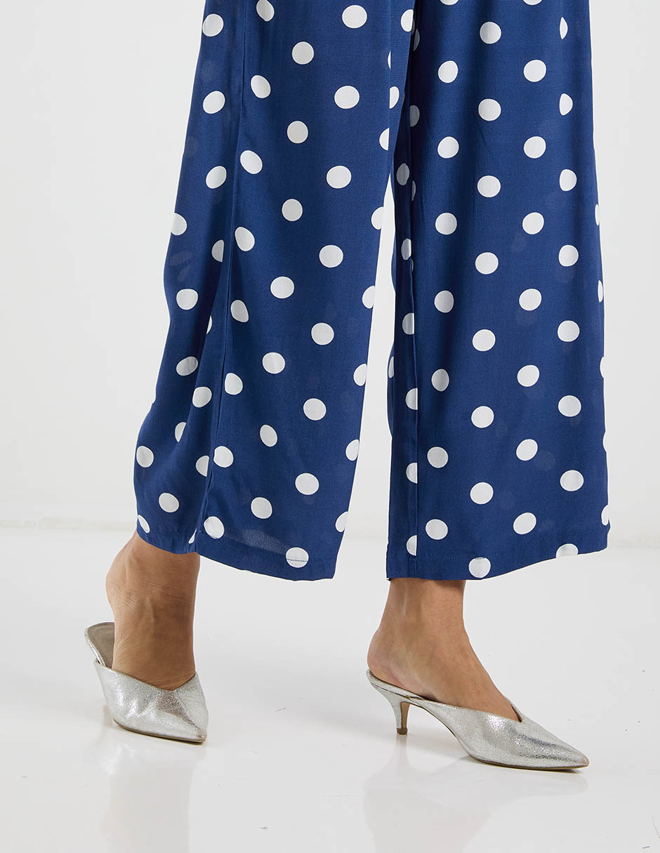 Pantalón relaxed amplio para mujer 10