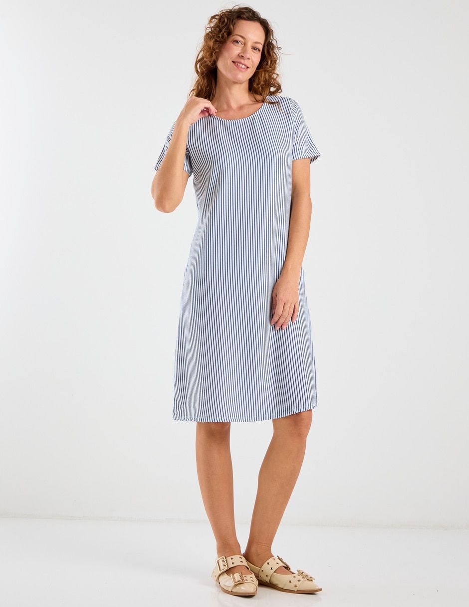 Vestido 3/4 casual para mujer 7