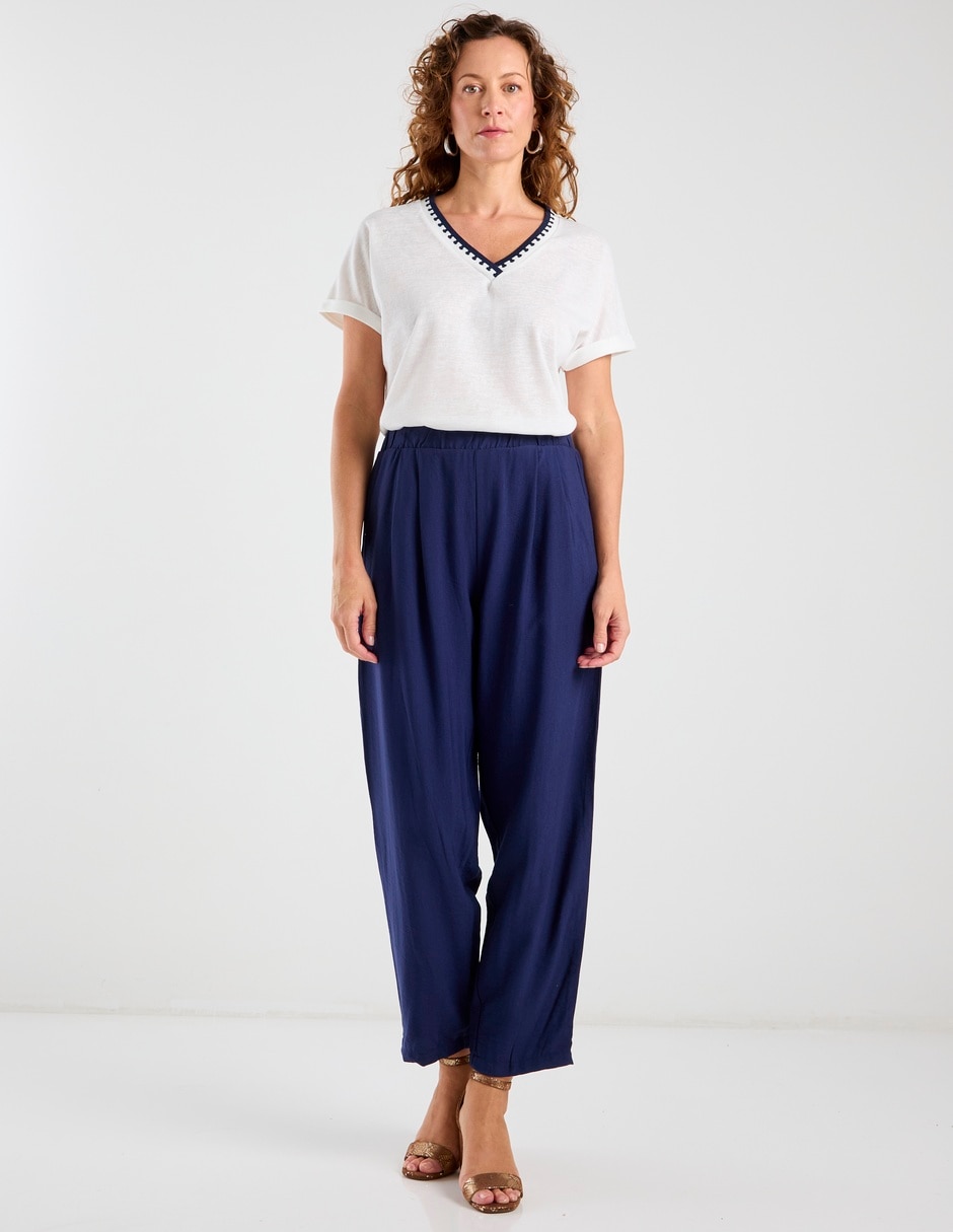 Pantalón regular para mujer 4