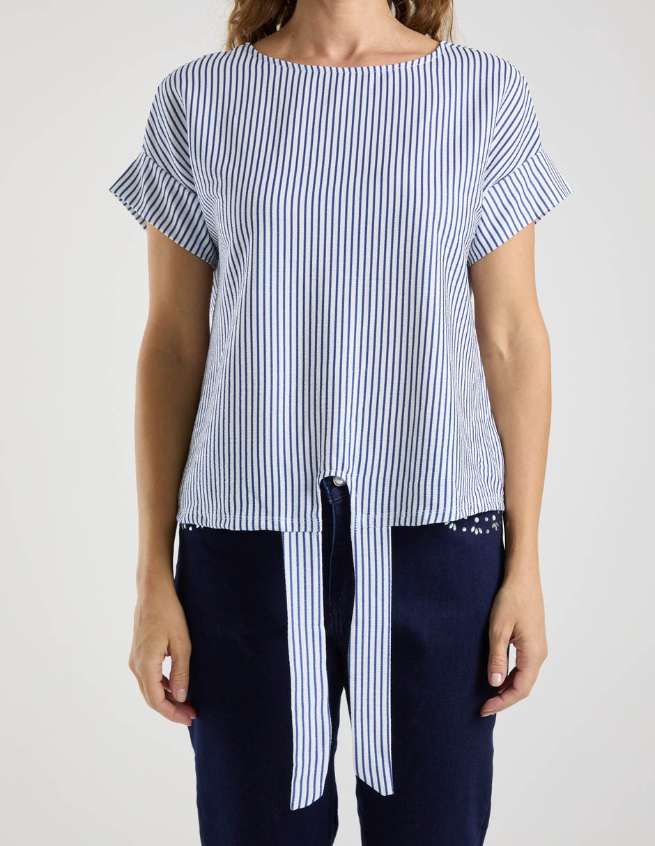 Blusa manga corta para mujer 7