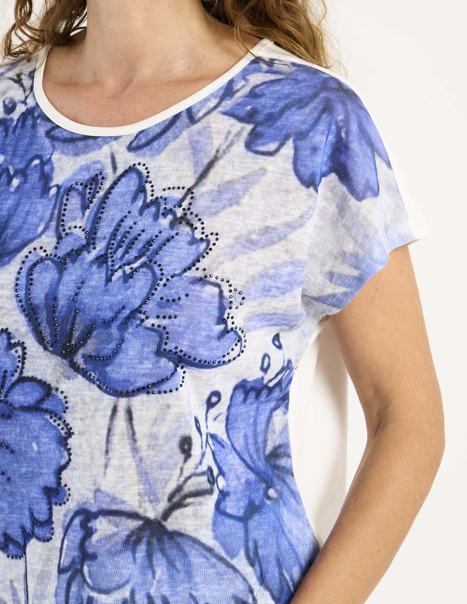 Blusa manga corta para mujer 9