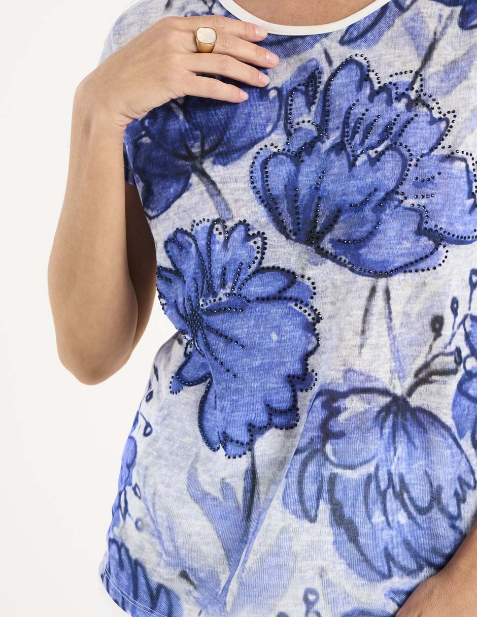 Blusa manga corta para mujer 10