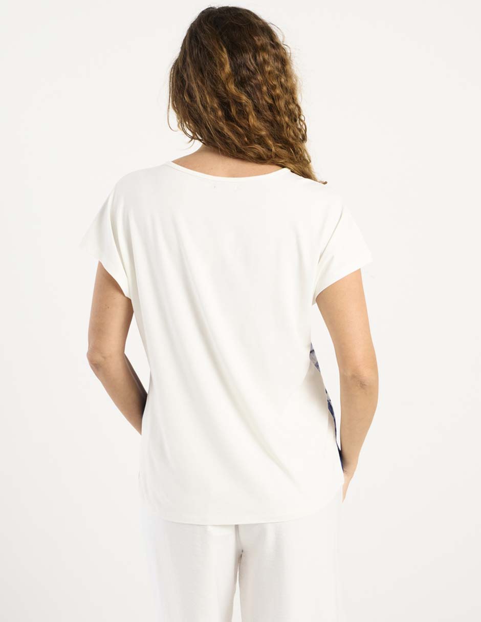 Blusa manga corta para mujer 11