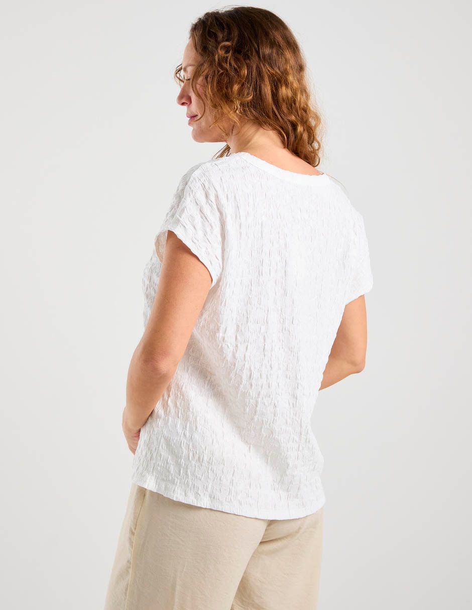 Blusa manga corta para mujer 6
