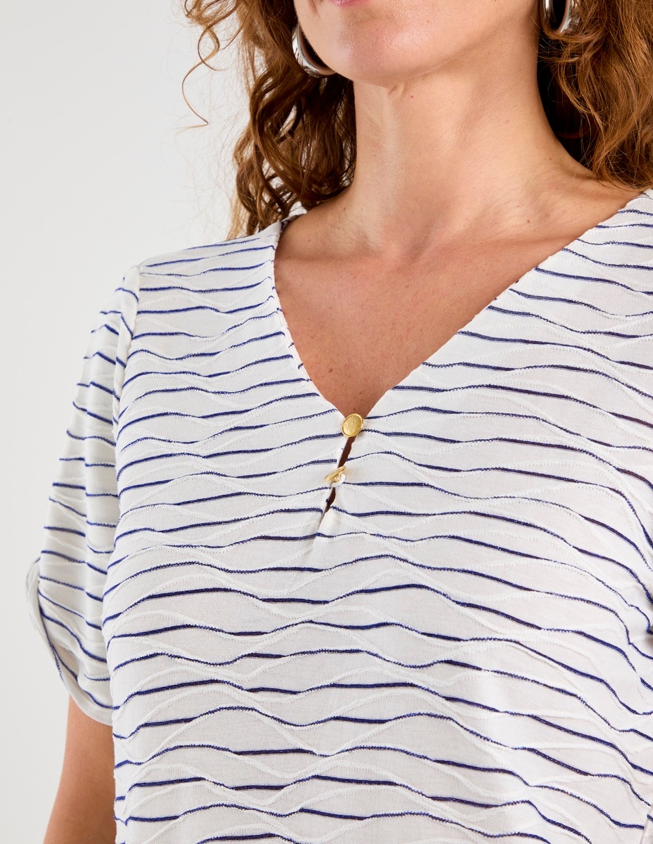 Blusa manga corta para mujer 9