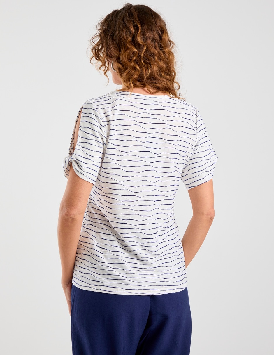 Blusa manga corta para mujer 11