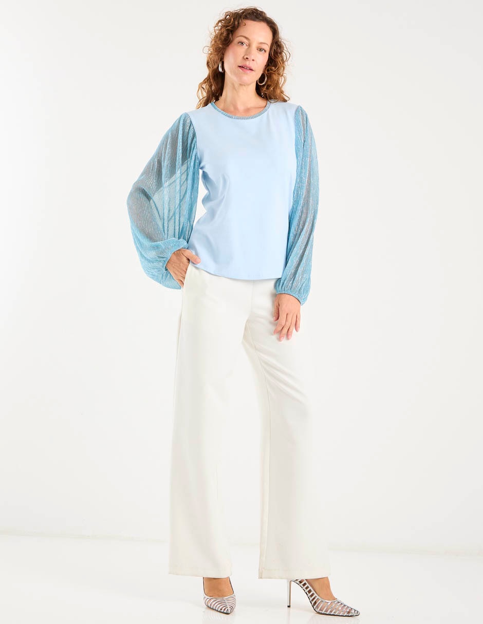 Blusa manga 3/4 para mujer 8
