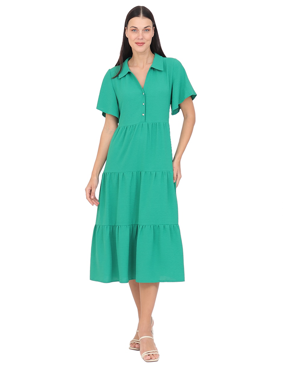 Vestido midi casual para mujer