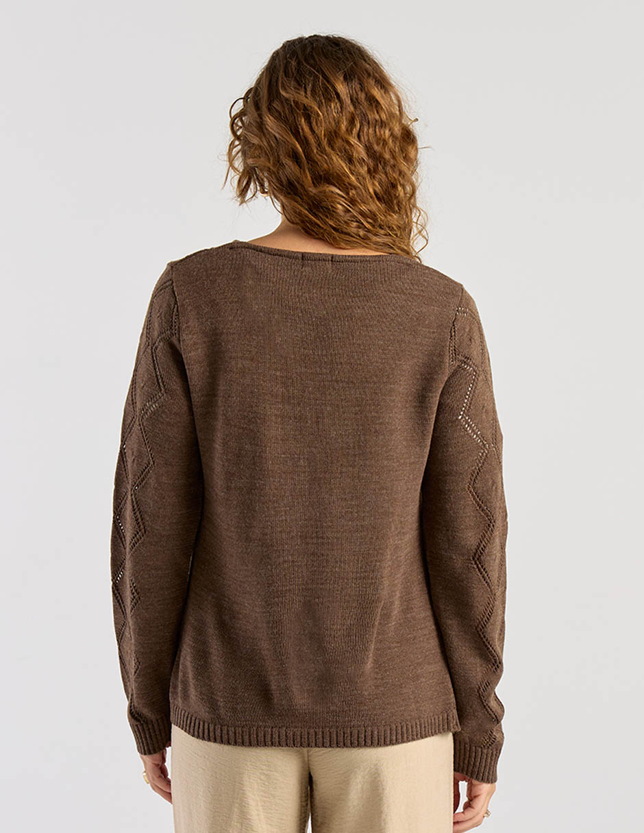 Suéter Loren's cuello V para mujer 6