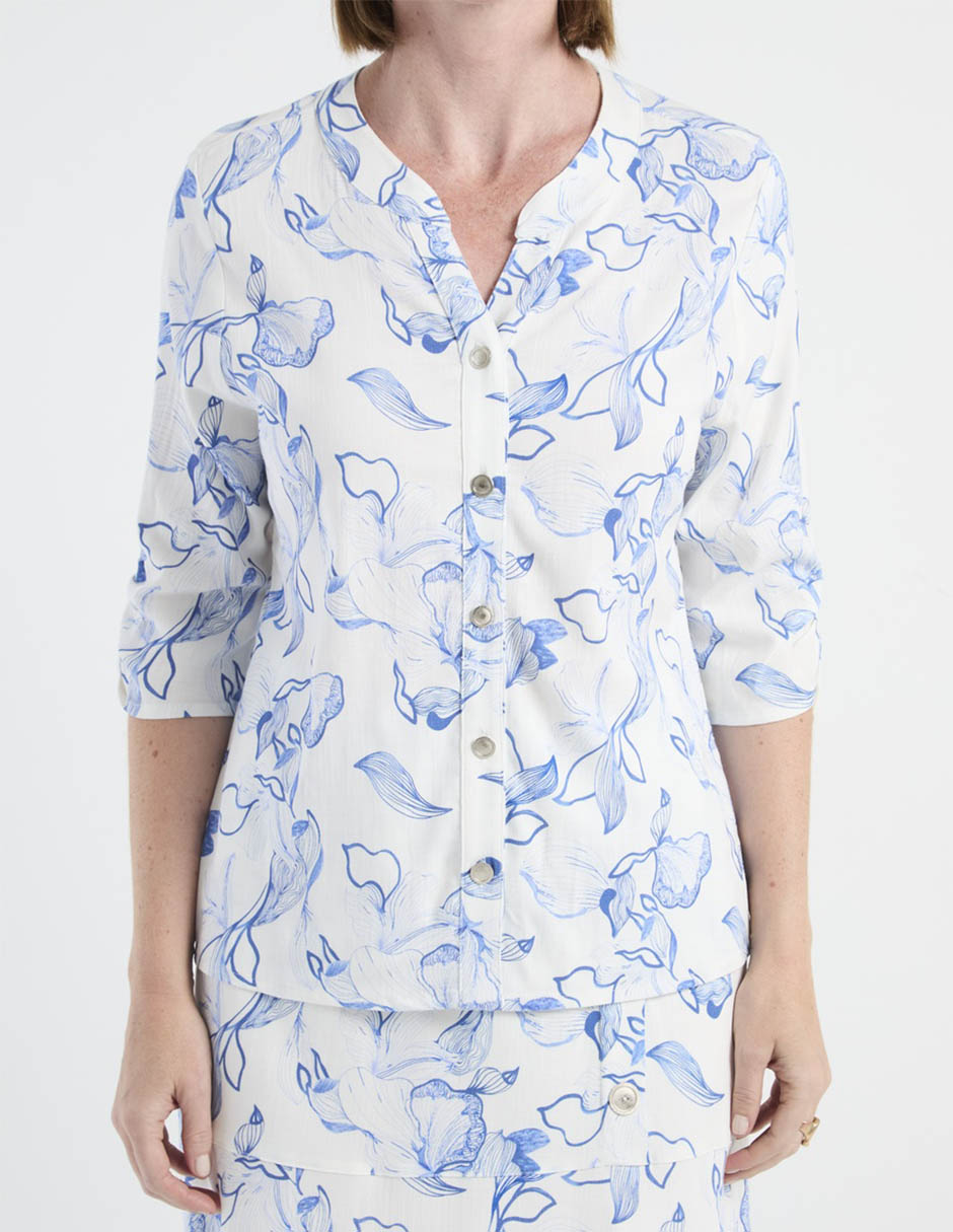 Blusa manga corta para mujer 5
