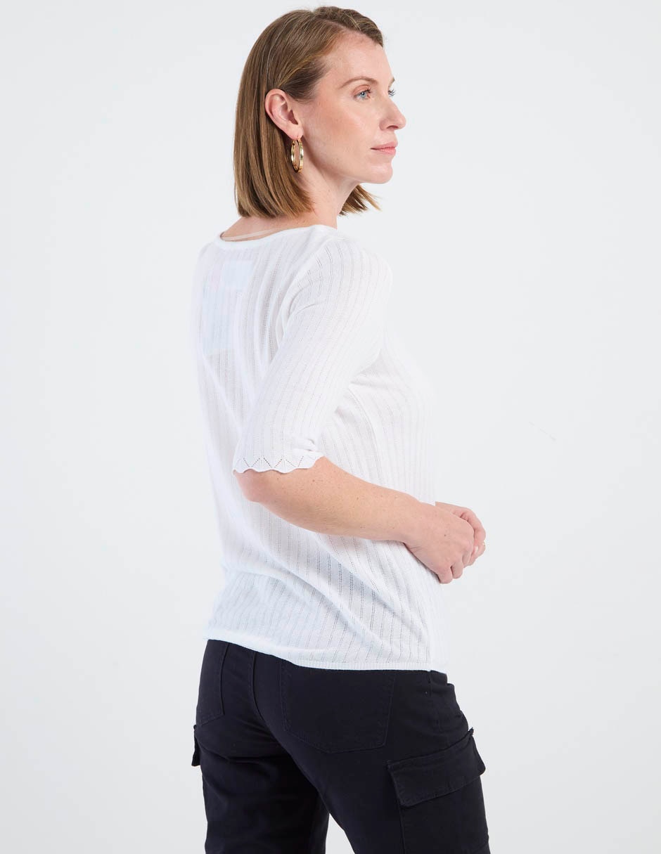 Blusa manga corta para mujer 2