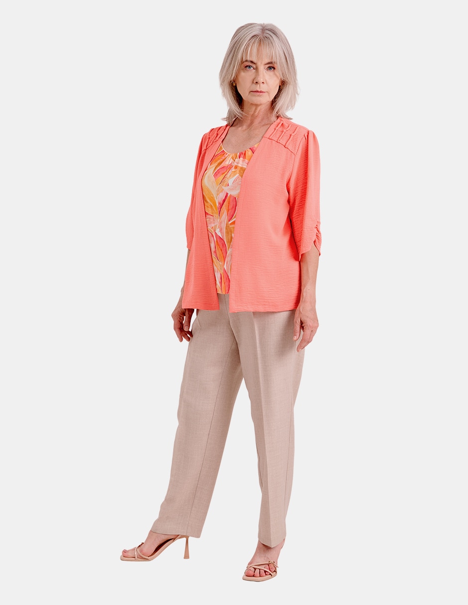 Blusa vitos manga 3/4 para mujer