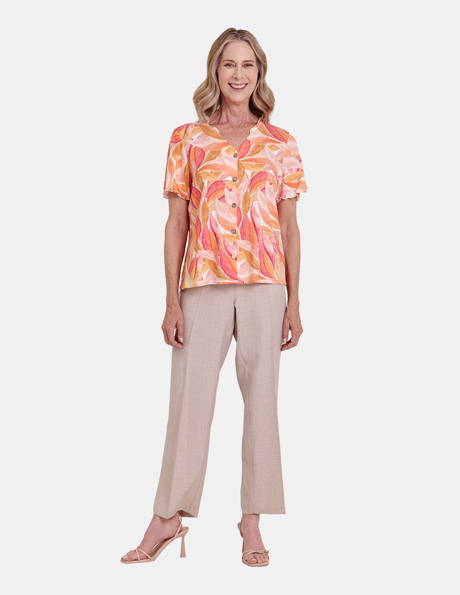 Blusa manga corta para mujer 2