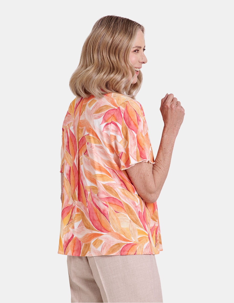 Blusa manga corta para mujer 4