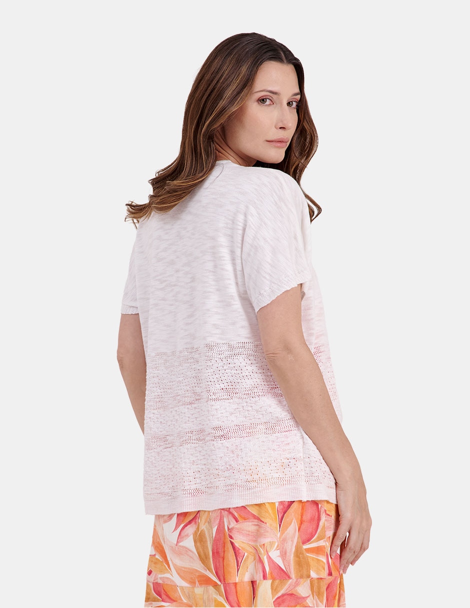 Blusa manga corta para mujer 3
