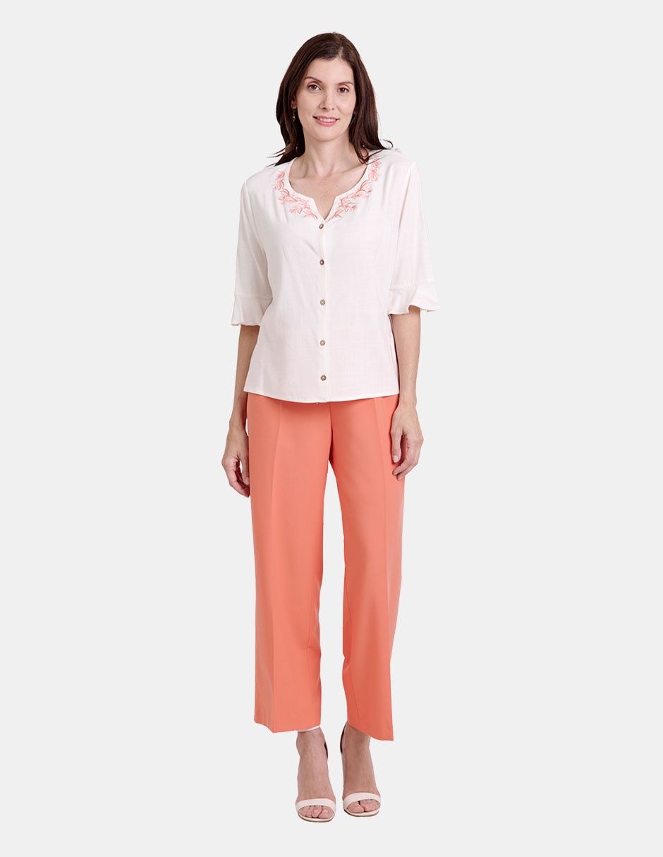 Blusa manga 3/4 para mujer 4