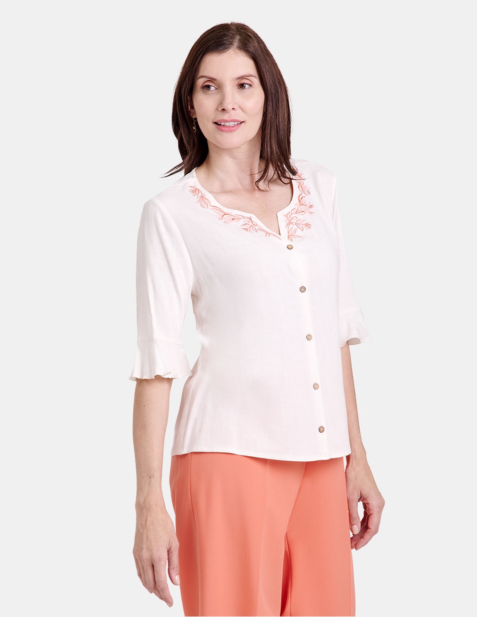 Blusa manga 3/4 para mujer 2