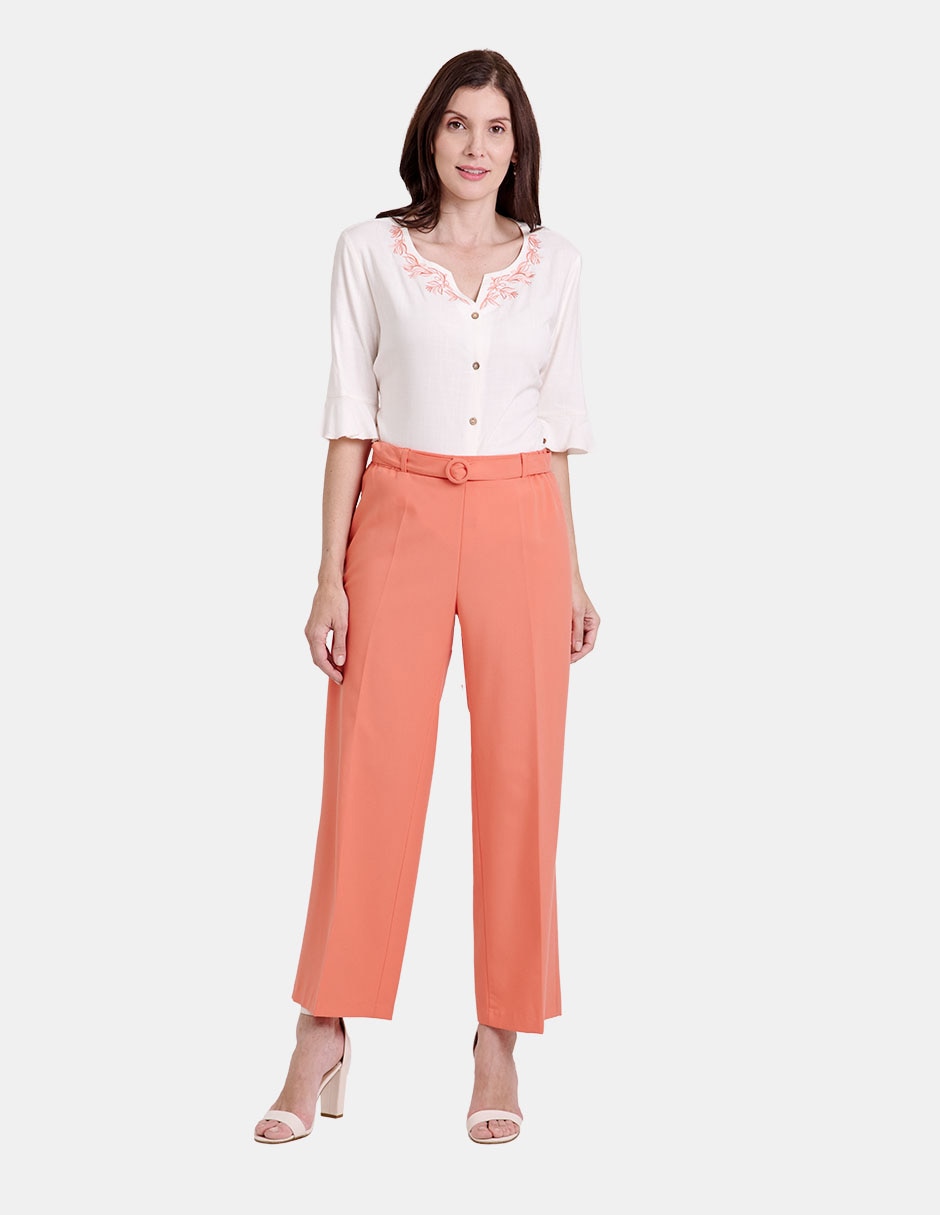 Pantalón regular para mujer 4