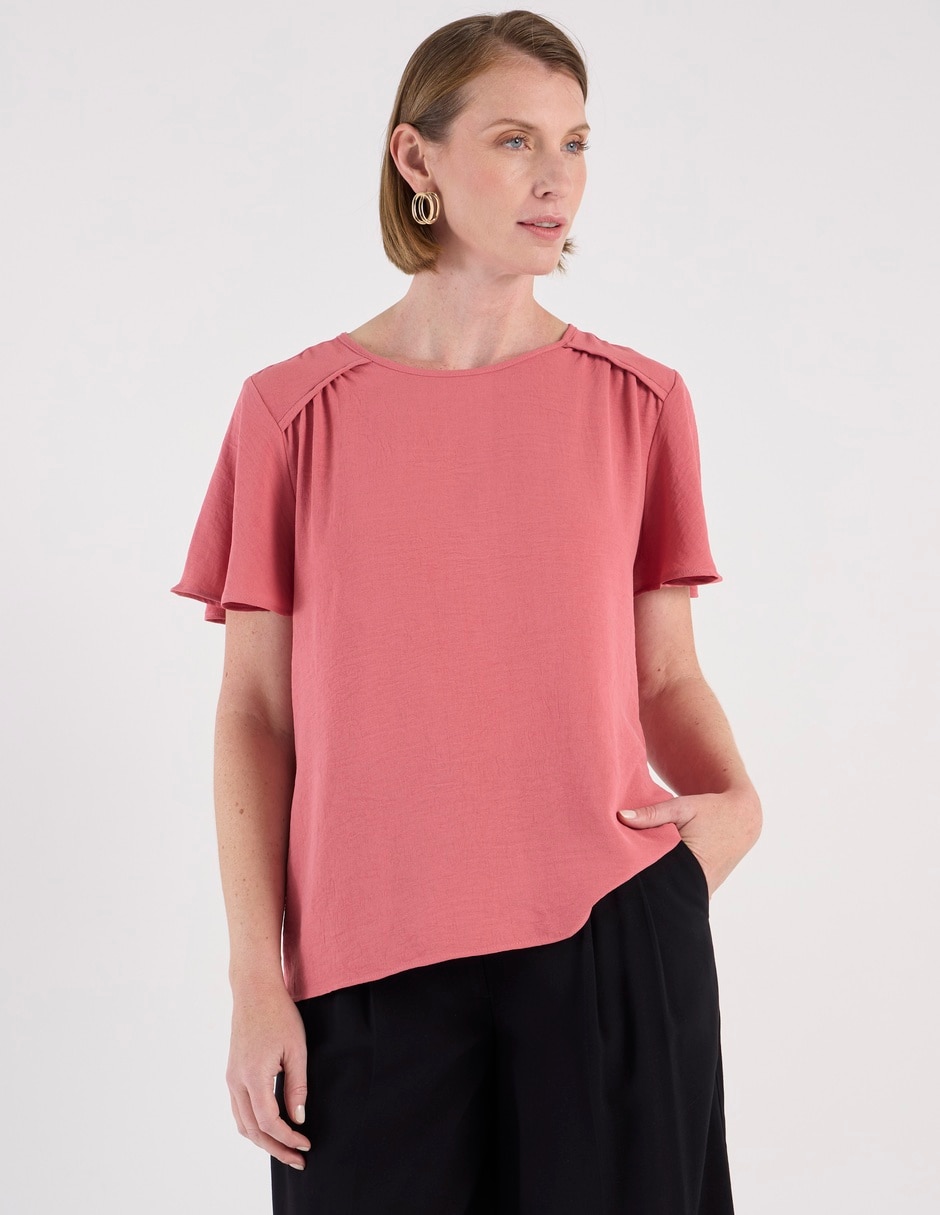 Blusa manga corta para mujer 1