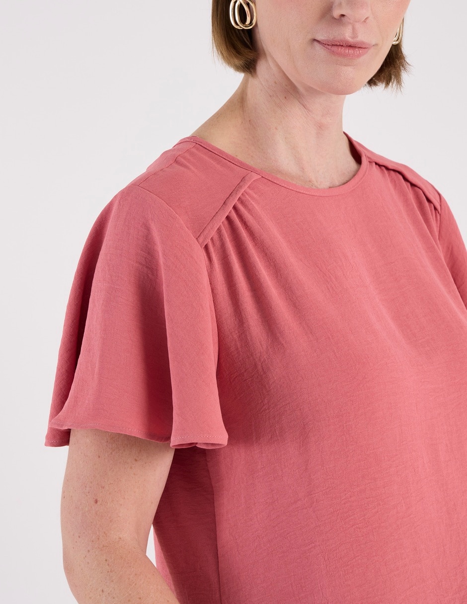 Blusa manga corta para mujer 9