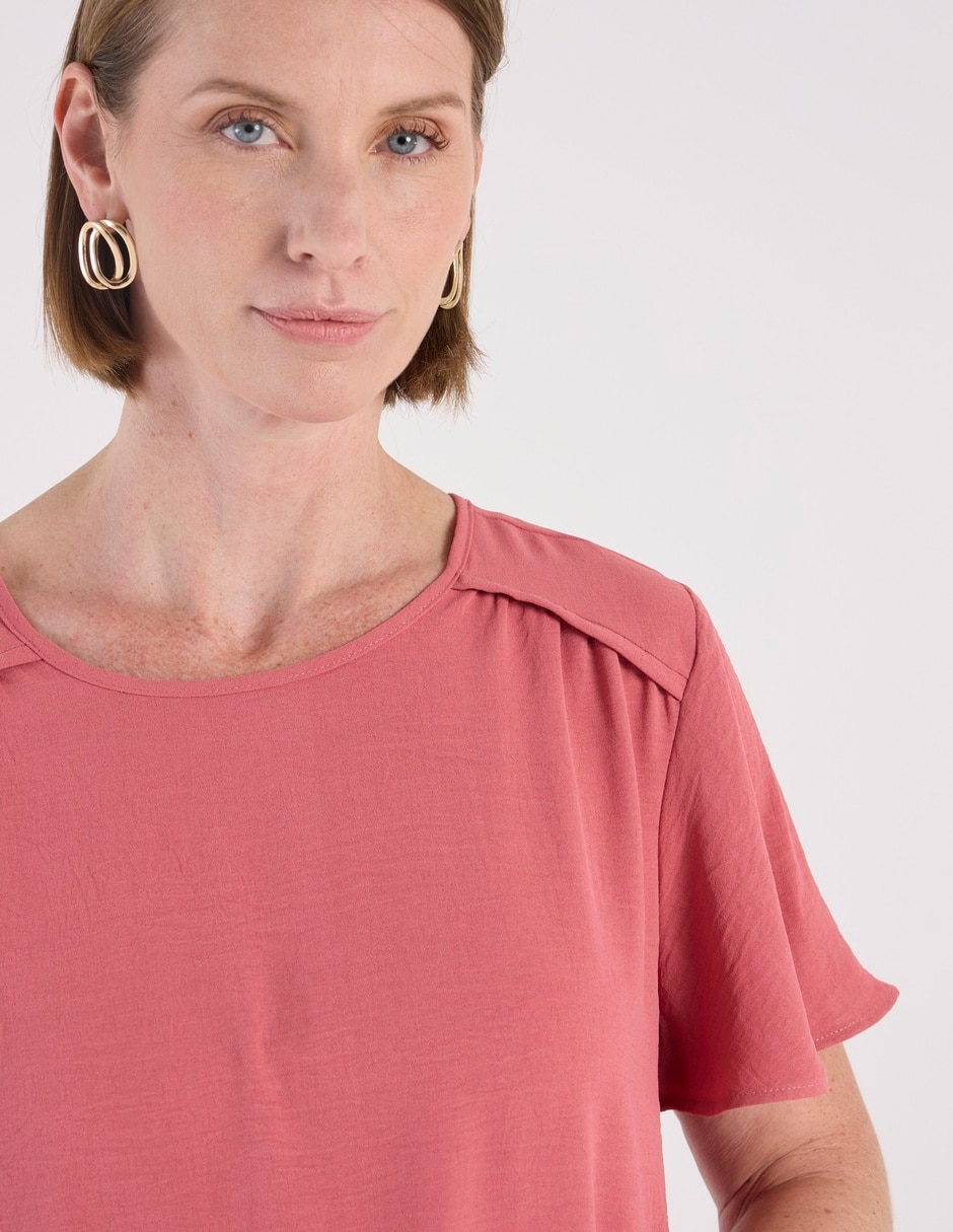 Blusa manga corta para mujer 10