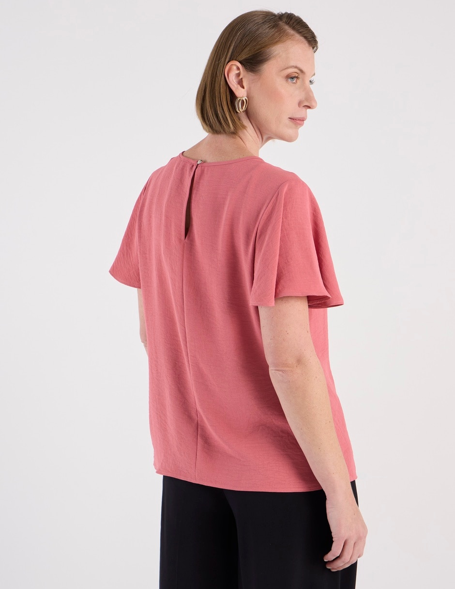 Blusa manga corta para mujer 11