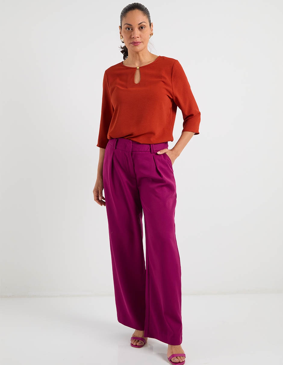 Blusa Damaia Atelier manga 3/4 para mujer
