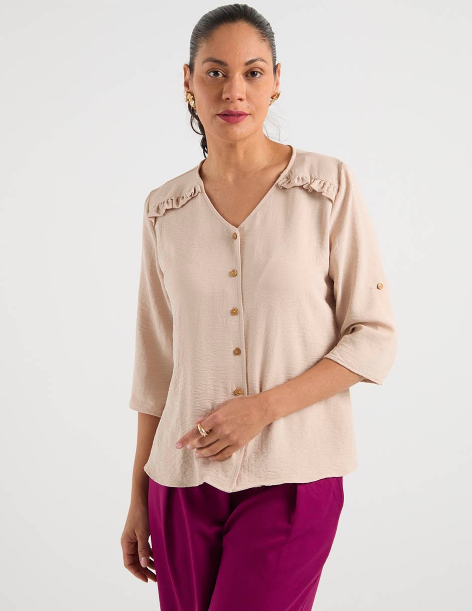Blusa manga 3/4 para mujer 1