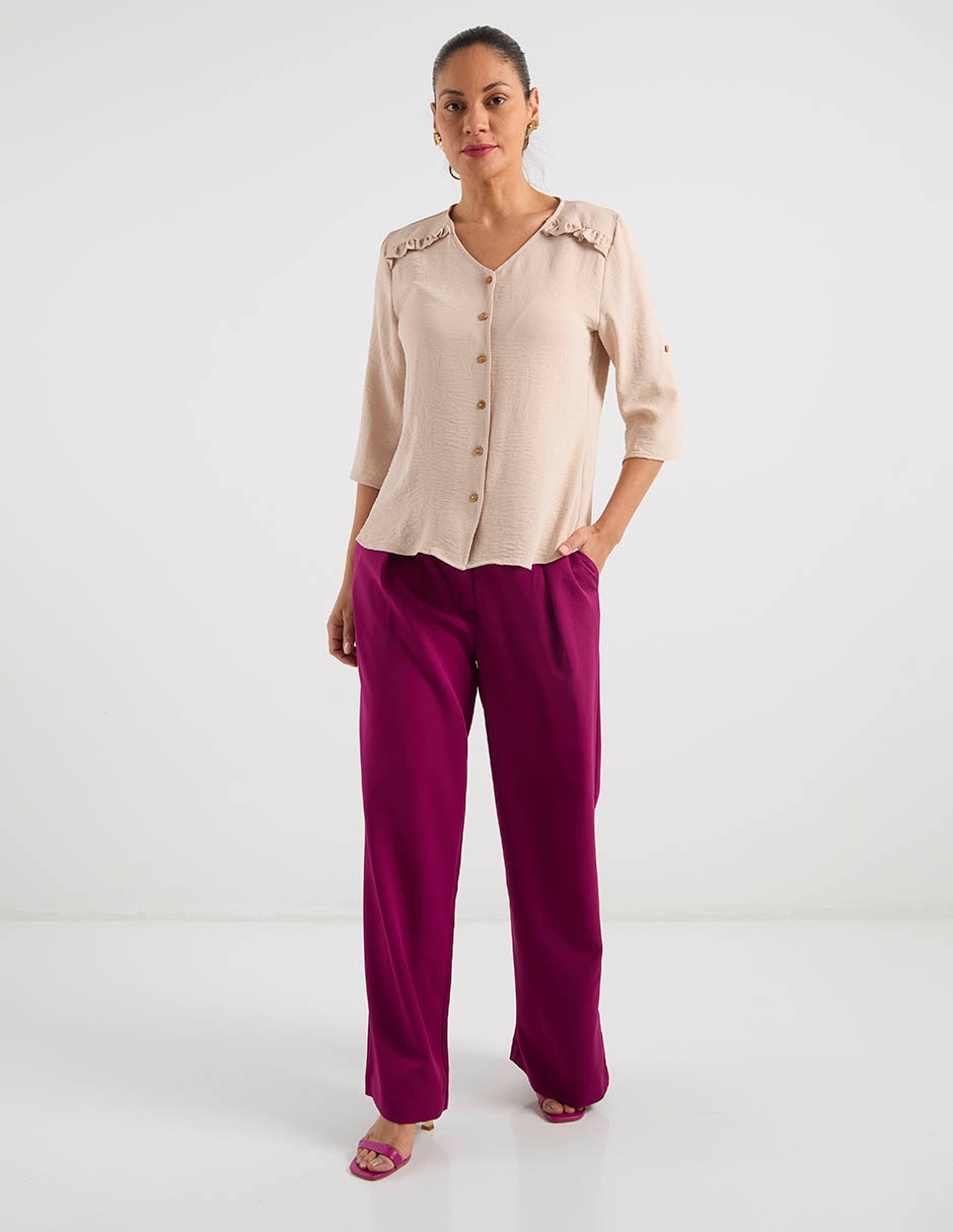 Blusa manga 3/4 para mujer 8