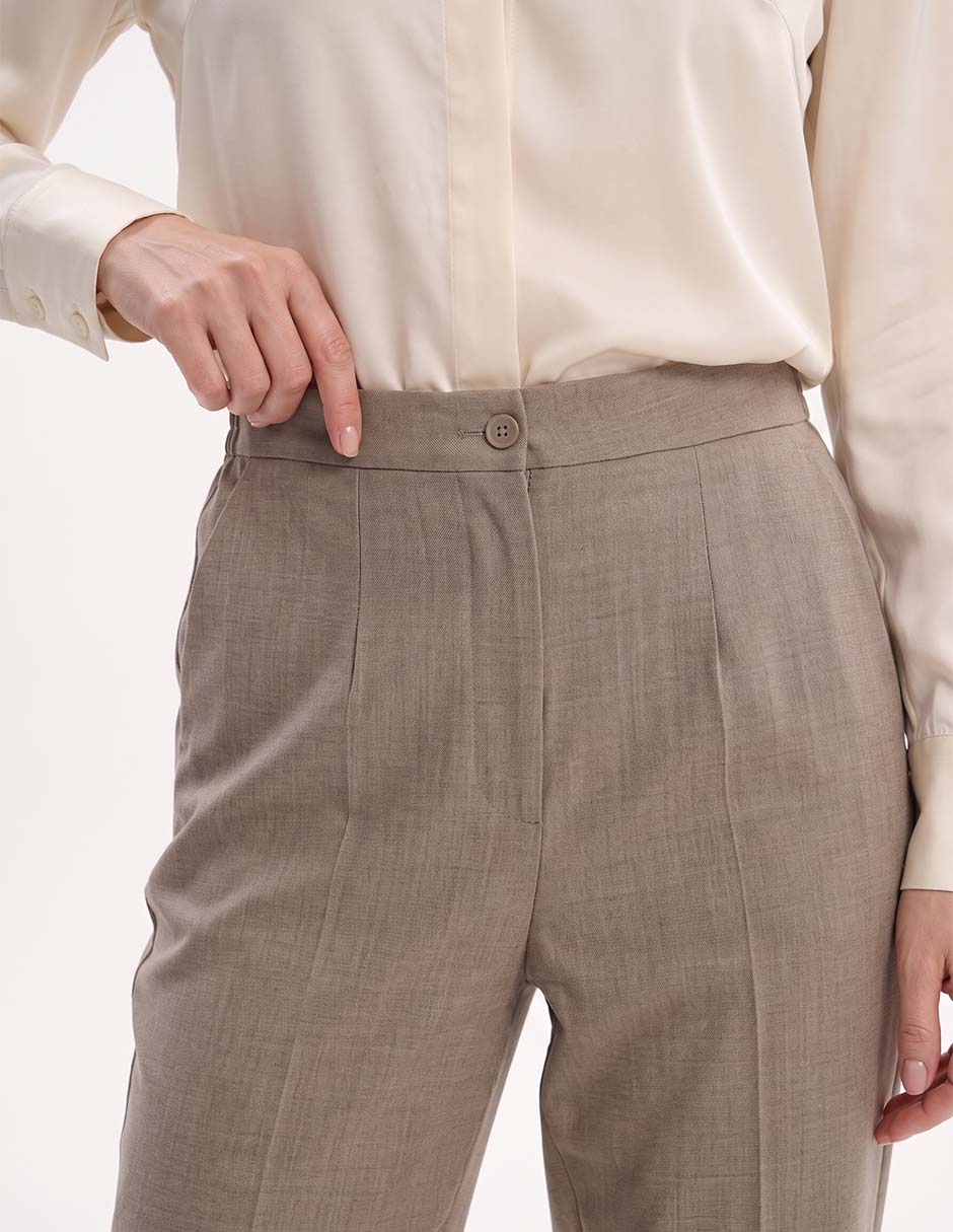 Pantalón de vestir recto para mujer 2
