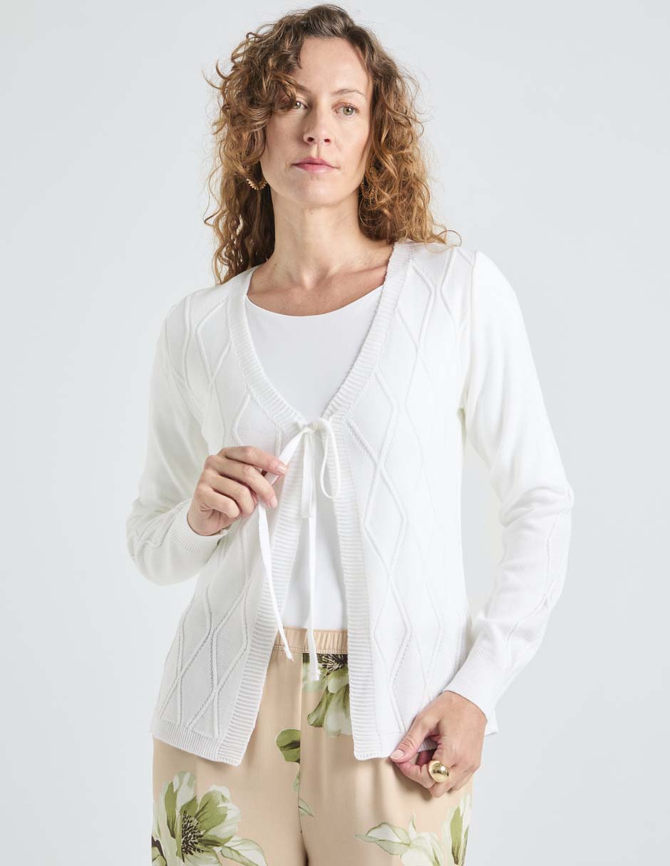 Suéter cuello abierto para mujer 3