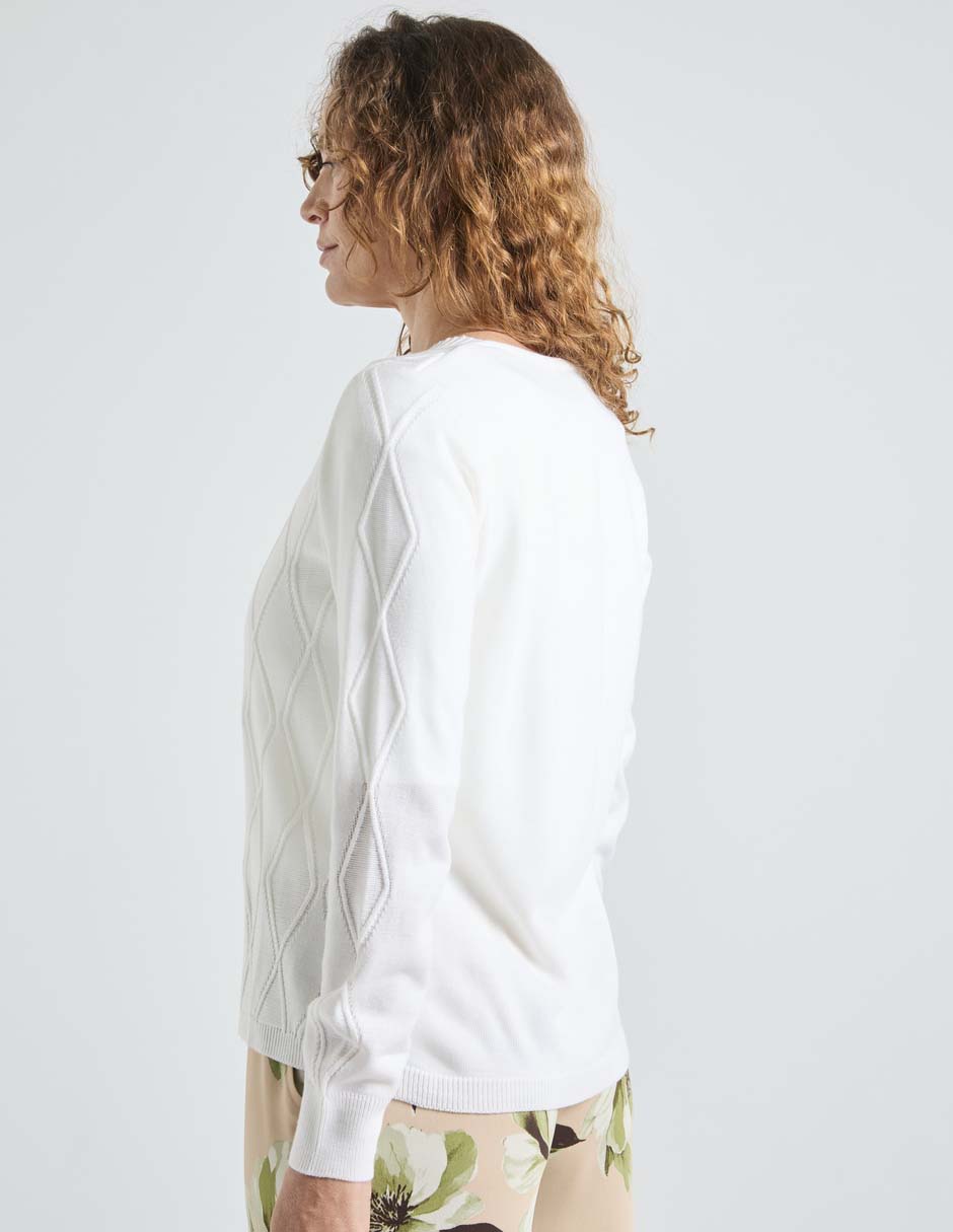 Suéter cuello abierto para mujer 6