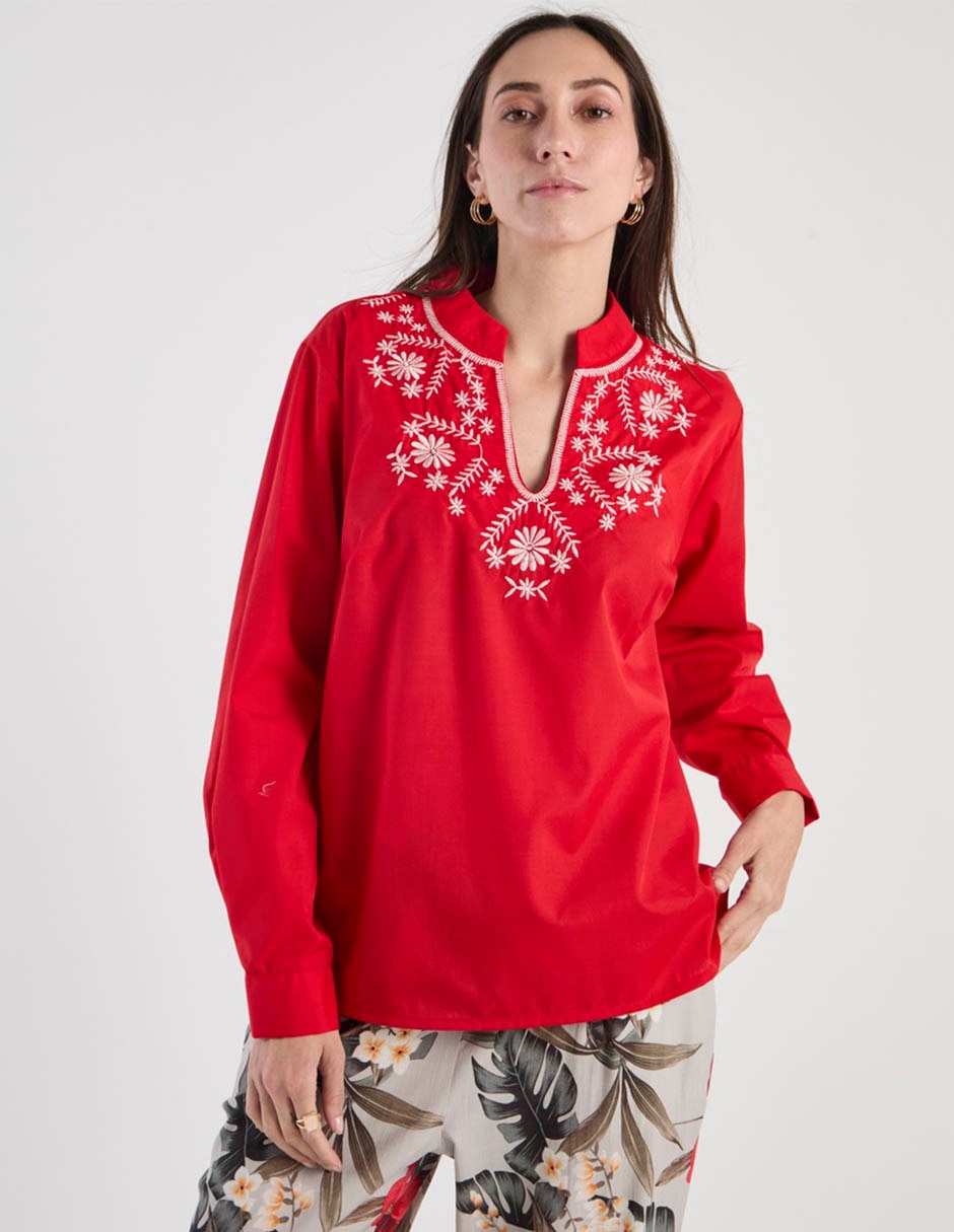 Blusa manga larga para mujer 1