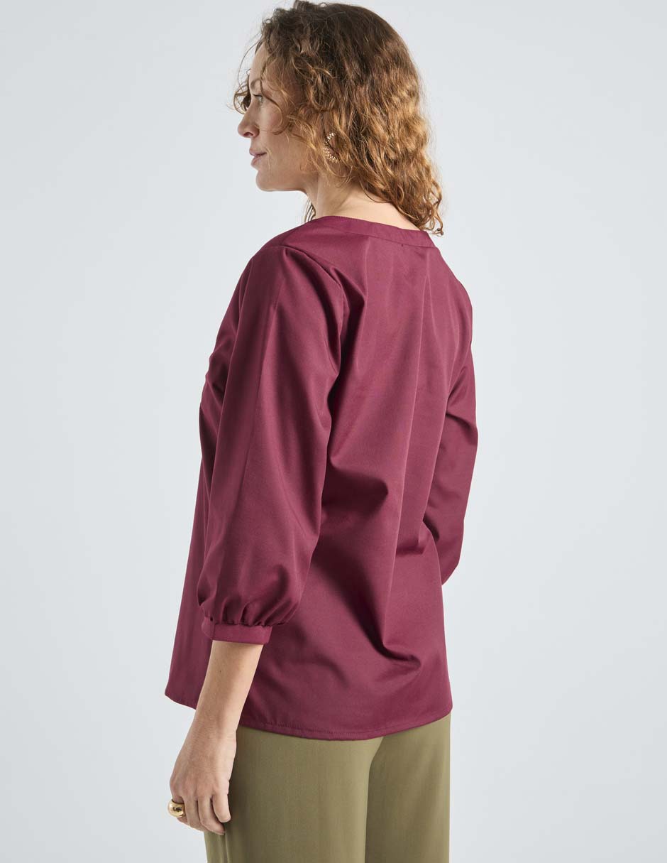 Blusa Loren's manga 3/4 para mujer